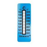 TSTRIPE8BLU-C, (116°C-154°C), 8 Levels, Pack of 10